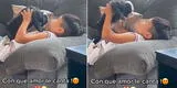 Niño le canta una salsa romántica a su perrito bebé y escena enternece a miles de usuarios en TikTok: "Eres el motivo"