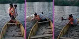 “¡Martha, los trapos!”: aprovecha que su amiga está al borde de la canoa y hace lo impensado [VIDEO]