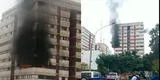 Jesús María: gran incendio consume edificio en la residencial San Felipe [VIDEO]