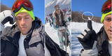Patricio Parodi se lamenta de haber llevado a esquiar a Luciana: "Creo que fue una mala idea traerla" [VIDEO]