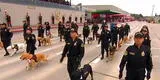 Desfile Militar: Unidad Canina de la Policía Nacional del Perú se hace presente [VIDEO]