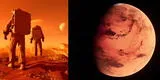 NASA: carita sonriente aparece en un cráter de Marte y sorprende a científicos y a la astronomía