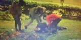 Ate: PNP detiene a tres sujetos que golpearon y amenazaron con cuchillo a vecino para robarle [VIDEO]