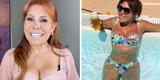 Magaly Medina se tira flores tras lucirse en bikini: "Trabajo que me cuesta tener todo en su lugar" [FOTO]