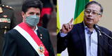 Pedro Castillo comunica a Gustavo Petro que no viajará a Colombia: "No me han otorgado el permiso"