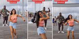 Peruana se anima a bailar festejo durante su viaje a España y se roba el show con singulares pasos [VIDEO]