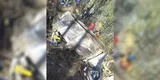 La Libertad: Camioneta que trasladaba a mineros artesanales cae a un abismo y deja cuatro muertos [VIDEO]