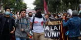 Gremios estudiantiles marchan contra la falsa autonomía universitaria: "¡No al retroceso!"