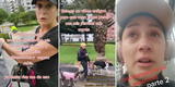 Mujer miraflorina tilda de "perros chuscos" a mascotas de joven que los paseaba en parque: "Solo pase por su costado" [VIDEO]