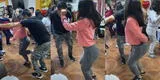 Peruana se roba el ‘show’ son sus singulares pasos de baile al ritmo de Miguel Salas y se vuelve viral [VIDEO]