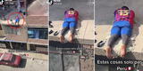 Peruano es captado tomando sol encima de un pellejo de carnero en el techo de su casa y usuarios en TikTok lo vacilan [VIDEO]