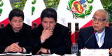 Pedro Castillo se quedó dormido mientras hablaba Aníbal Torres en Palacio de Gobierno [VIDEO]
