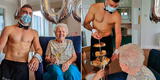 Mujer celebra su 106 cumpleaños con stripper: “Nunca había visto nada igual”