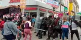 SJM: 10 serenos y fiscalizadores heridos tras enfrentamientos con comerciantes informales