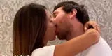 El romántico y pasional beso entre Lionel Messi y Antonela Roccuzzo que elevó la temperatura