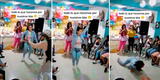 Madre peruana participa de reto de baile en fiesta infantil y sus singulares pasos la rompen en TikTok