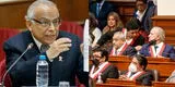 Aníbal Torres se defiende de acusación en el Congreso: "Ustedes incitan la vacancia de Pedro Castillo"