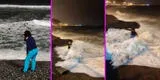 “Quería saber si el agua estaba mojada”: joven intenta tocar el mar, pero ocurre lo impensado [VIDEO]