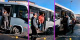Turista se asusta al ver a cobrador bajando de bus y peruanos se preguntan: “¿Miedo de qué?” [VIDEO]