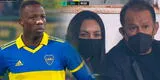 Juan Reynoso es captado EN VIVO viendo el Defensa y Justicia vs. Boca Juniors en Argentina