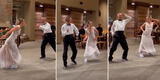 Novia y su papá se hacen virales por espectacular coreografía en fiesta de bodas [VIDEO]