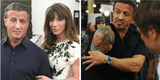 Sylvester Stallone y Jennifer Flavin se separan: así cubrió el tatuaje con el rostro de su esposa