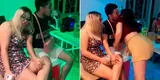Pareja estaba sentada, pero una joven besa a su novio en su delante y la reacción es viral [VIDEO]