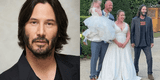 Keanu Reeves sorprendió a una pareja tras aparecer en la recepción de su matrimonio