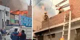 Incendio en La Victoria: siniestro dejó varias galerías en cenizas y viene afectando a viviendas aledañas