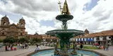 Cusco: turistas se bañan desnudos en pileta del Centro Histórico