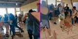 Padres de familia se agarran a golpes en el salón de clase de sus hijos con opening de Dragon Ball [VIDEO]