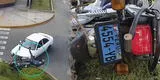 Surco: Sereno atropella a extranjero que fugaba en su moto lineal tras asaltar a dos adolescentes [VIDEO]