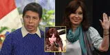 Pedro Castillo repudia atentado contra la vicepresidenta de Argentina Cristina Kirchner: "Toda mi solidaridad" [FOTO]