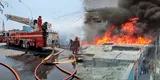 Cercado de Lima: Bomberos apagan incendio que arrasó con una vivienda en el jirón Antonio Miroquesada [VIDEO]
