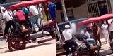 Tarapoto: enfermeros dejan caer de camilla a hombre que había sido embestido por camioneta [VIDEO]