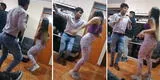 Joven peruana se anima a bailar huayno en plena fiesta y se roba las miradas con su singular zapateo