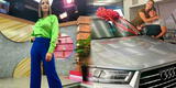 Karla Tarazona feliz porque Rafael Fernández puso camioneta a su nombre: "Él me la regaló"[VIDEO]
