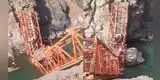 Ayacucho: puente Kutinachaca, que costó 17 millones de soles, colapsa a un año de su inauguración