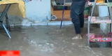 "Era una laguna": rotura de tubería de Sedapal inundó varias viviendas de SJM y vecinos casi lo pierden todo