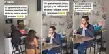 Peruana se ‘enamora a primera vista’ de joven en restaurante, lo graba, pero señora se roba el ‘show’
