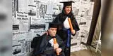 Madre ingresó a la universidad para estudiar junto a su hijo discapacitado y se gradúan juntos: "Seguí por él" [FOTO]