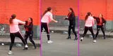 Mujeres protagonizan feroz pelea en plena calle, pero peculiar calzado llama la atención [VIDEO]