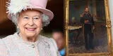 Reina Isabel II y la pintura de Miguel Grau que guardó en su despacho del Palacio de Buckingham