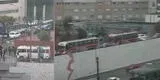 Miraflores: custers convierten esquina en paradero informal y generan congestión vehicular [VIDEO]