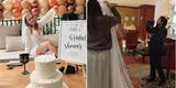 Ethel Pozo: primeras imágenes del vestido de novia a pocos momentos de su boda [VIDEO]