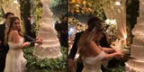 Ethel Pozo se casó y rompe la dieta: Se partió un gran pedazo de pastel de su boda [VIDEO]