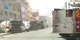 Ate: volcadura de camión cisterna llena de GLP causa zozobra en vecinos de condominios [VIDEO]