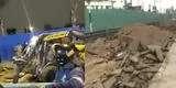 La Molina: municipalidad de Lima destruye en la madrugada vía gratuita de Separadora Industrial [VIDEO]