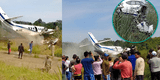 Loreto: avioneta con 15 pasajeros se estrella tras problemas mecánicos [VIDEO]