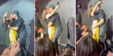 Enrique Iglesias da apasionado beso con una joven y no se sueltan por varios segundos